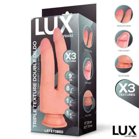 Franz Triple Texture Double Dildo 8,2  - 9  Cl,16