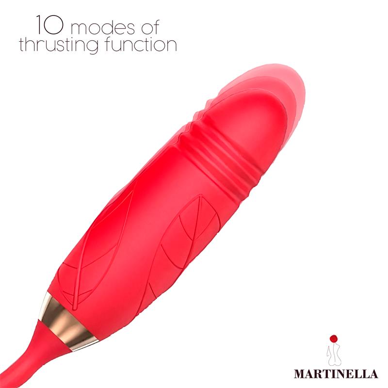 Airflow Rose and Thrusting Stimulator Egg USB — zdjęcie 5