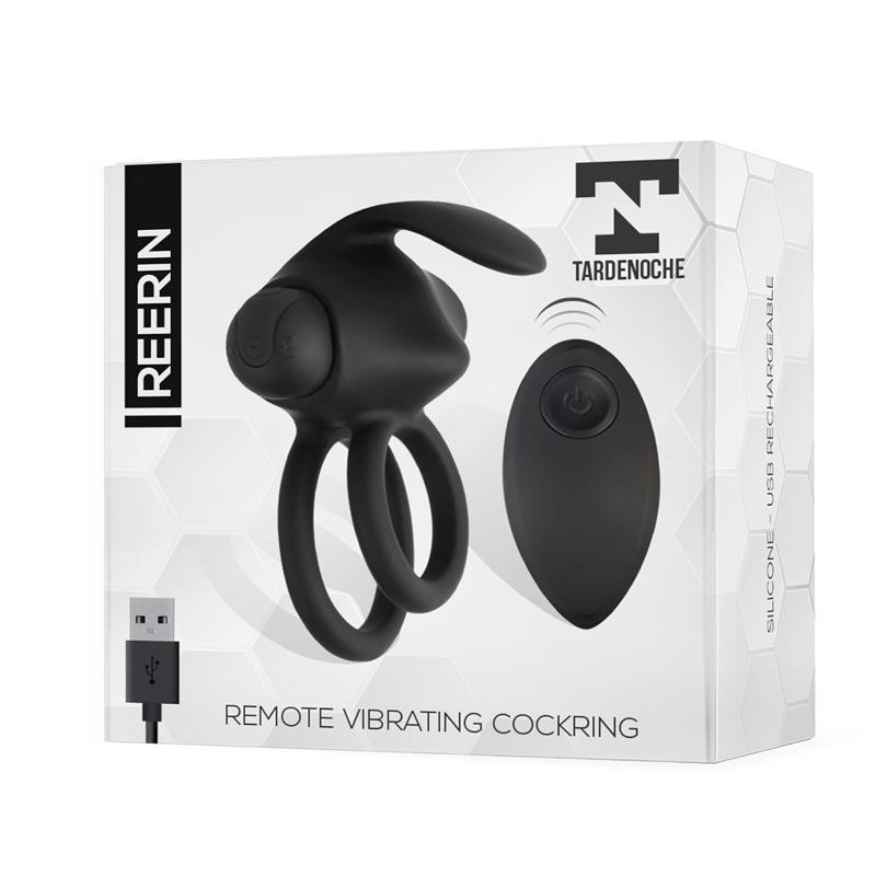 Reerin Dual Vibrating Ring USB Remote Control USB Silicone — zdjęcie 5