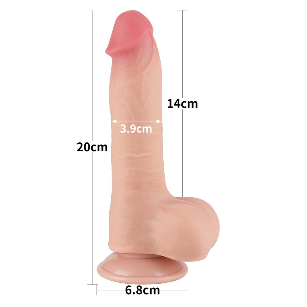 Dildo z przyssawką 20 cm Lovetoy — zdjęcie 4
