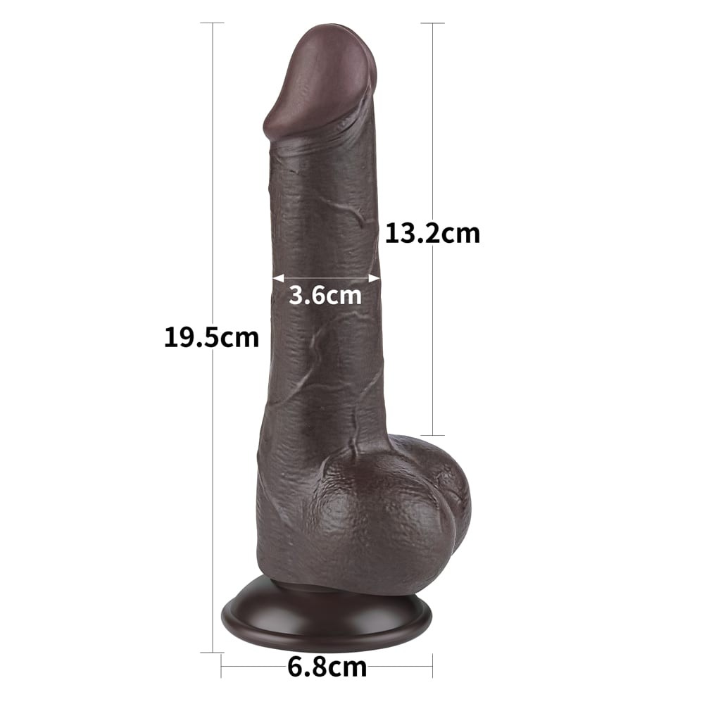 Dildo z przyssawką 19,5 cm Lovetoy — zdjęcie 4