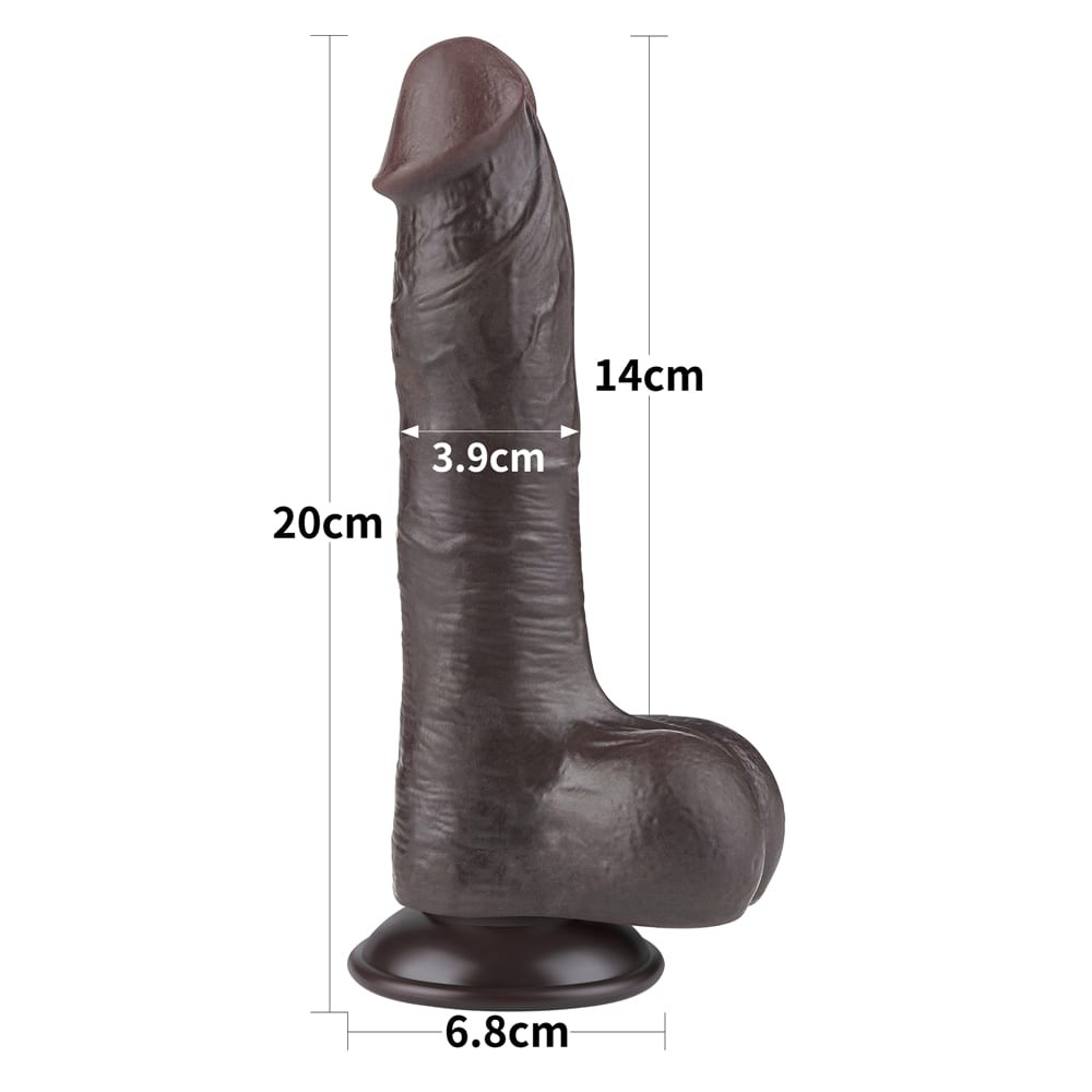 Dildo z przyssawką 20 cm Lovetoy — zdjęcie 4