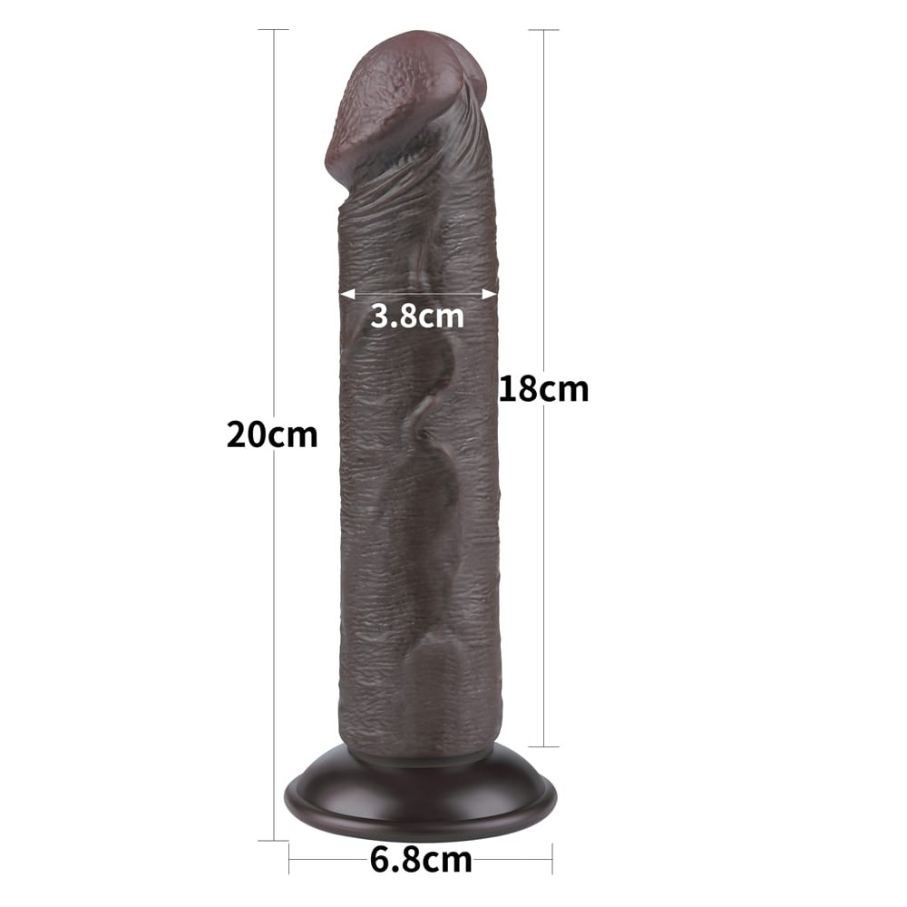 Dildo z przyssawką 20 cm Lovetoy — zdjęcie 4
