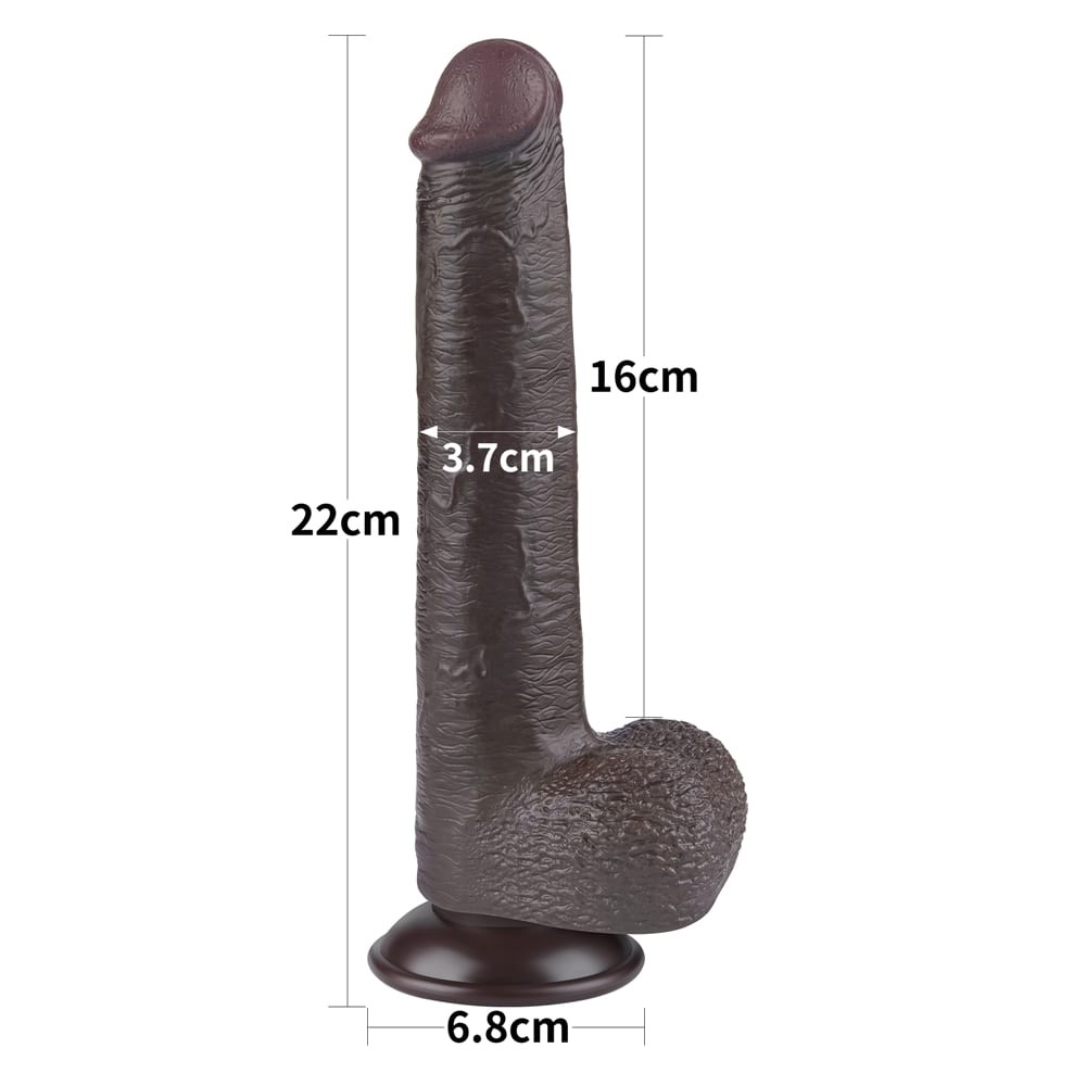 Dildo z przyssawką 22 cm Lovetoy — zdjęcie 4