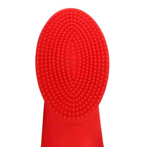 Textured Finger Vibrator - Sunrise Red