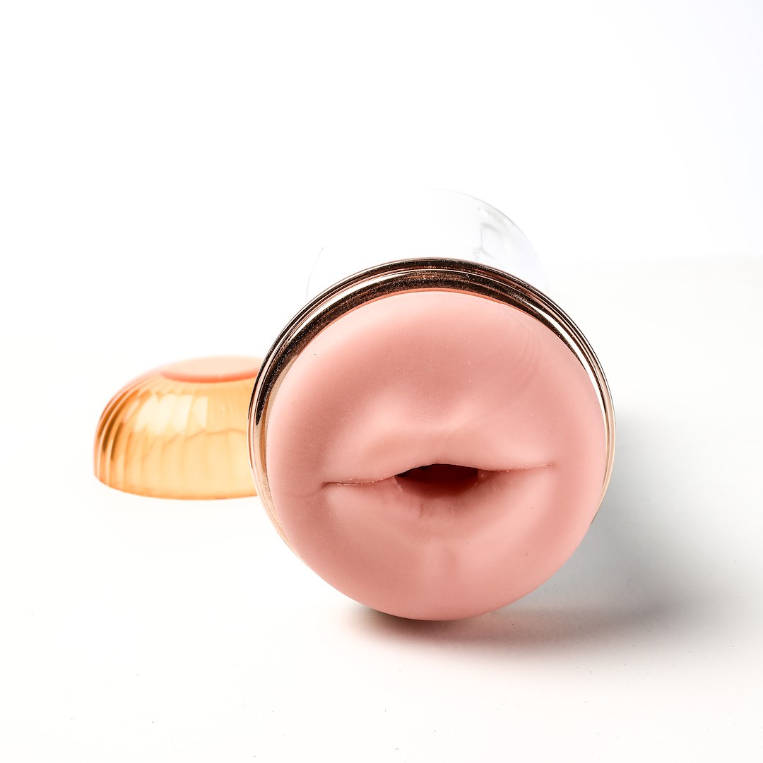 Masturbator Z Wibracją Dwustronny Wagina Anus  Cyberskóra Ładowany Usb Biały — zdjęcie 6