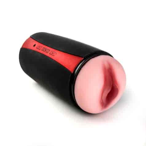 Masturbator Dwustronny Końce Wagina Usta Czarny