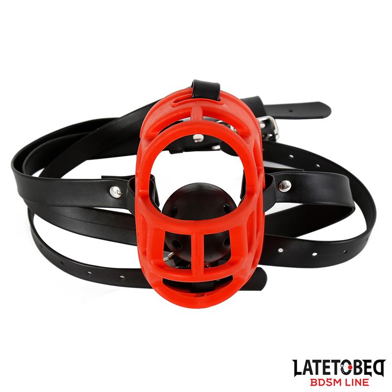 Muzzle with Breathable Gag Ball — zdjęcie 8