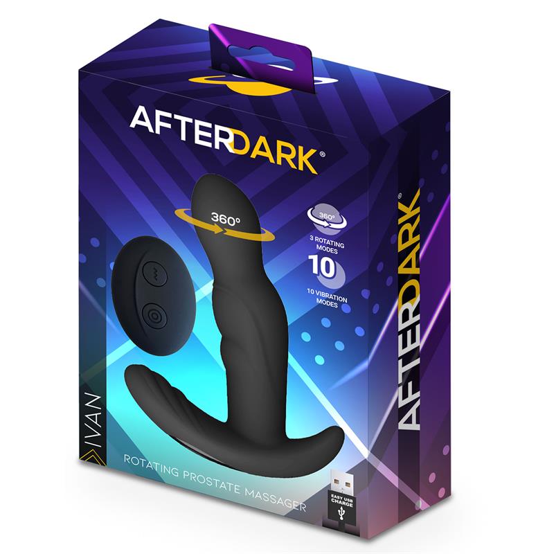 Ivan 360º Rotating and Vibrating Prostate Massager with Remote Control — zdjęcie 6