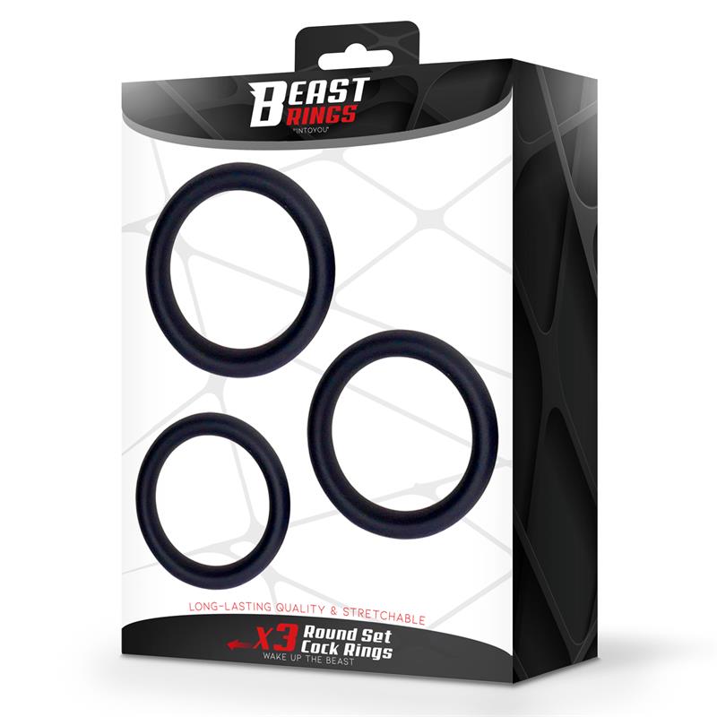Set of 3 Penis Rings Silicone S, M and L — zdjęcie 6