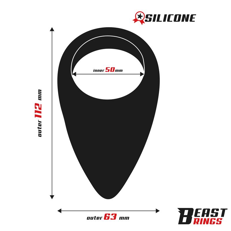 Tear Silicone Ring 50 mm — zdjęcie 6
