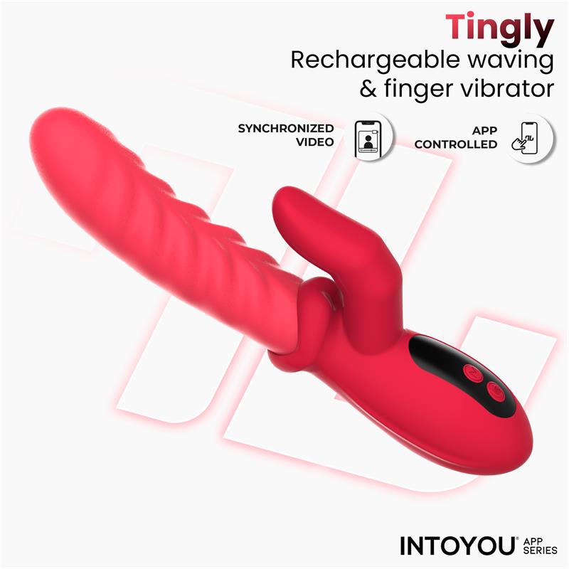Tingly Waving Vibrator & Finger w/App Clave 30 — zdjęcie 6