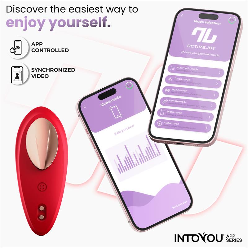 Panty Vibrator with App Silicone Red — zdjęcie 6