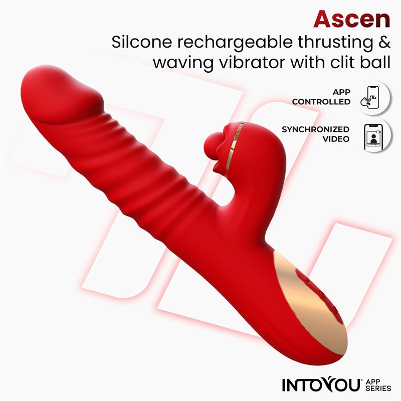 Ascen Thrusting & Waving Vibe App Red Cl 18 — zdjęcie 9