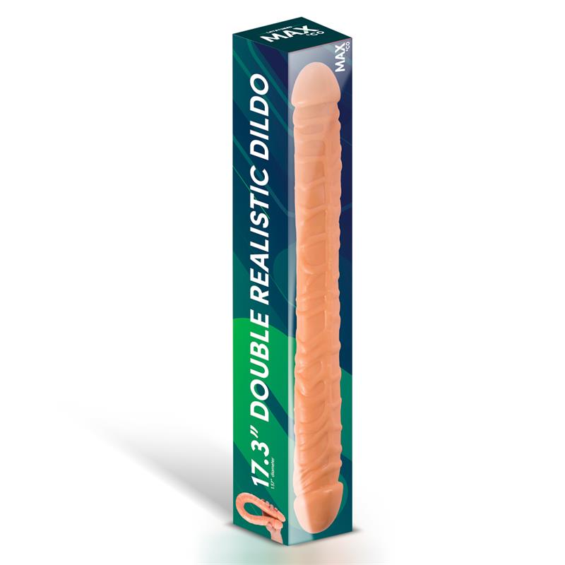 Trent Double Realistic Dildo Flesh 17,3 - 44 cm — zdjęcie 6