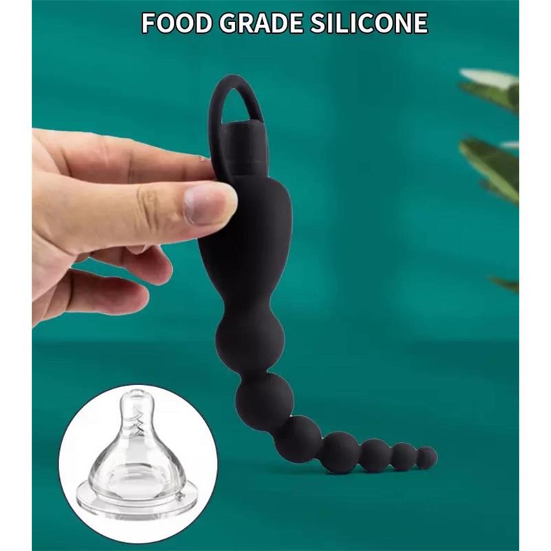 Marbe Anal Chain with Vibration USB Silicone — zdjęcie 6