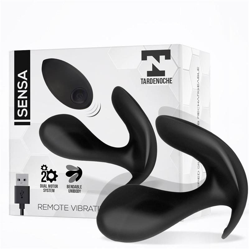 TARDENOCHE - Sensa Stimulator Remote Control USB Liquid Silicone Black