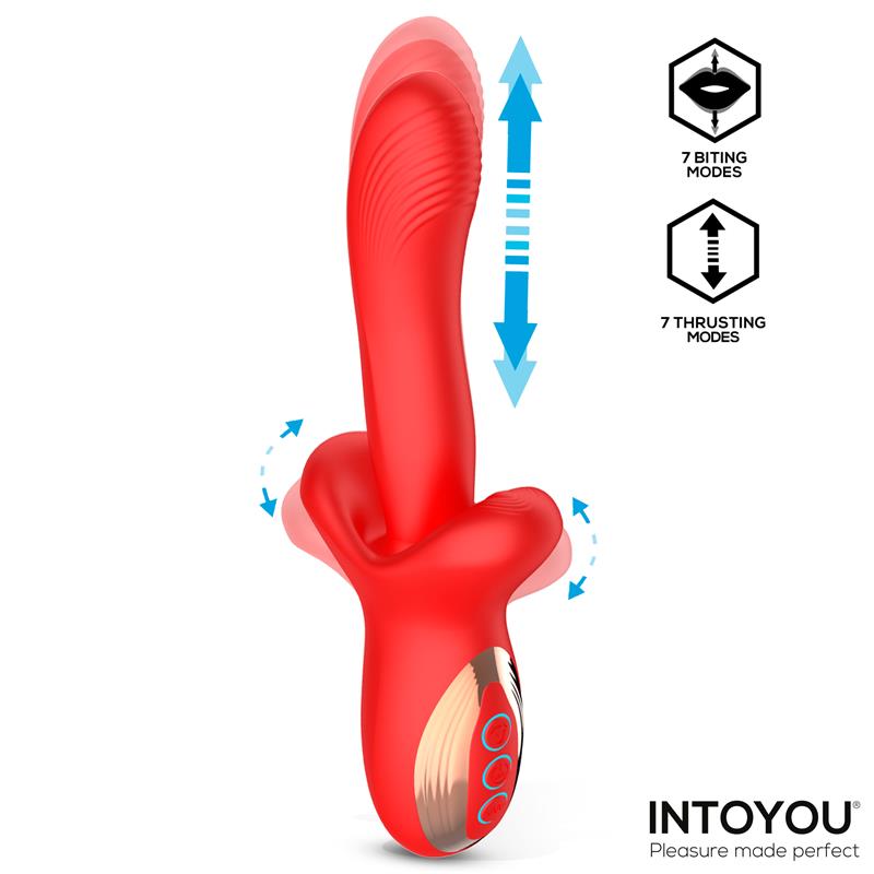 Vyron Thrusting & Biting Vibrator USB Clave 30 — zdjęcie 6
