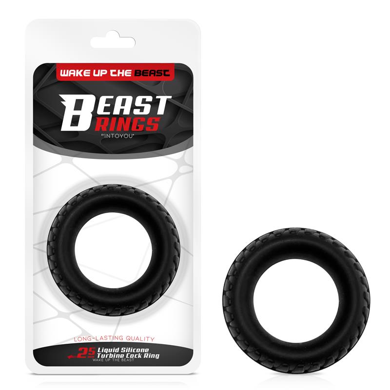 BEAST RINGS - Penis Ring Turbine Liquid Silicone 25 mm
