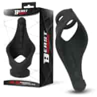 Double Penis Ring Solid Silicone 37/45 mm