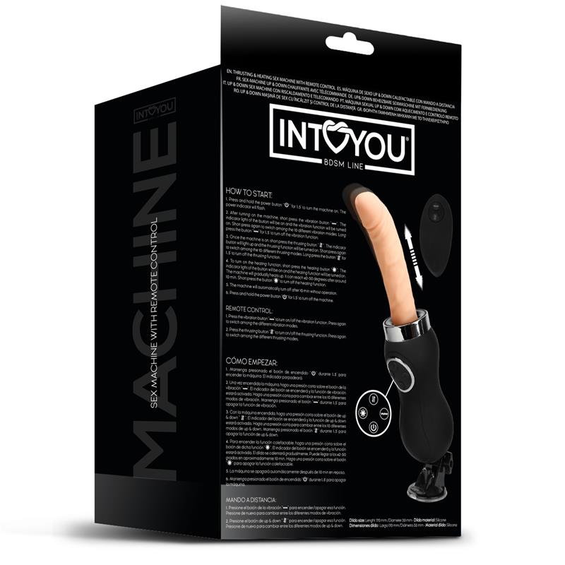 Sex Machine Vibration, Thrusting and Heat Remote Control USB — zdjęcie 7