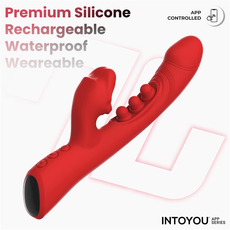 Trixy Triple Tapping Mouth Vibrator w/App Clave 26 — zdjęcie 9