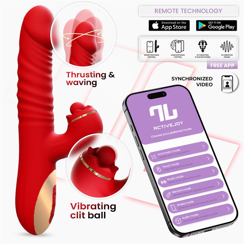 Ascen Thrusting & Waving Vibe App Red Cl 18 — zdjęcie 10