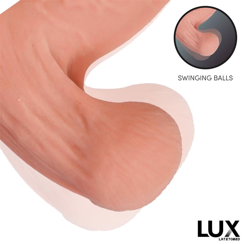 Paul Triple Texture Dildo w/Swing Balls 8,2" Cl,12 — zdjęcie 7