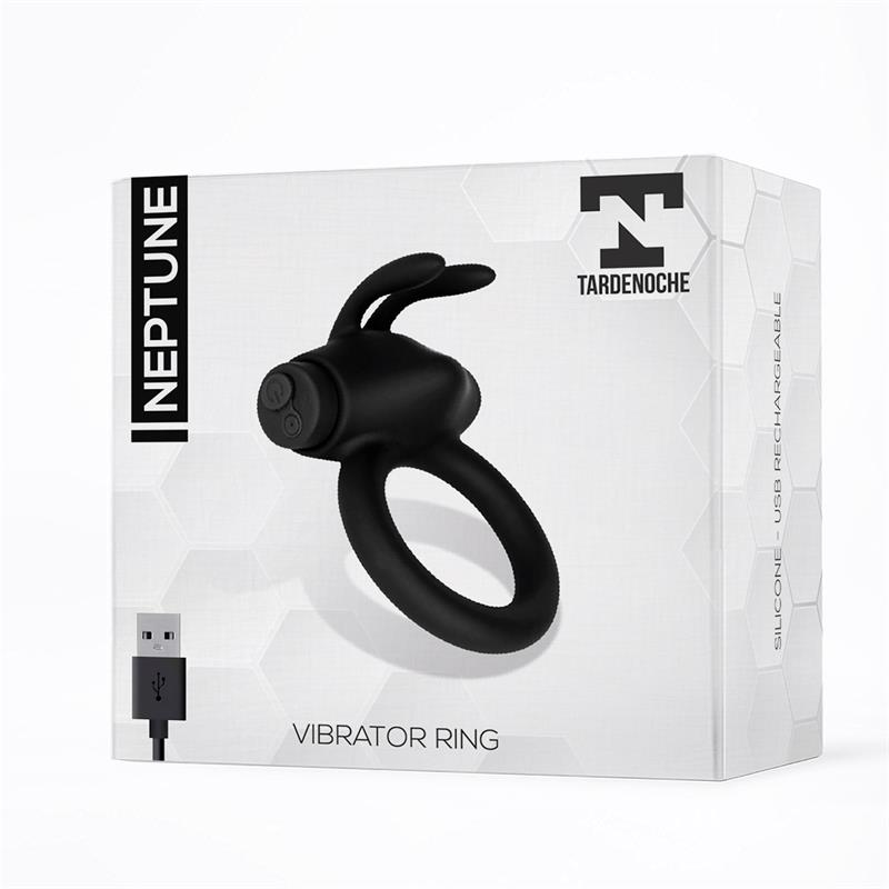 Neptune Vibrating Ring Silicone Rechargable USB — zdjęcie 7