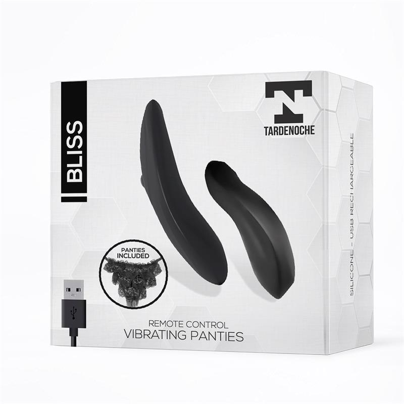 Bliss Vibrating Panties USB Remote Control USB Silicone — zdjęcie 7