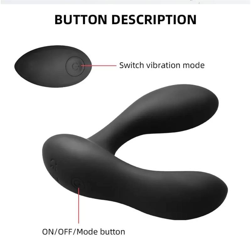Brett Prostate Massager Remote Control USB Liquid Silicone — zdjęcie 8