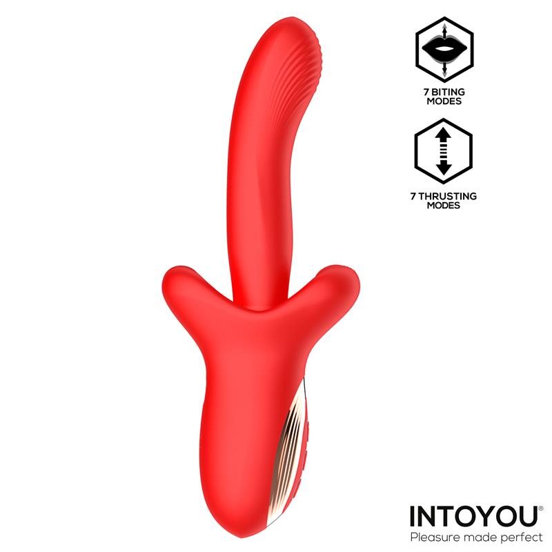 Vyron Thrusting & Biting Vibrator USB Clave 30 — zdjęcie 7
