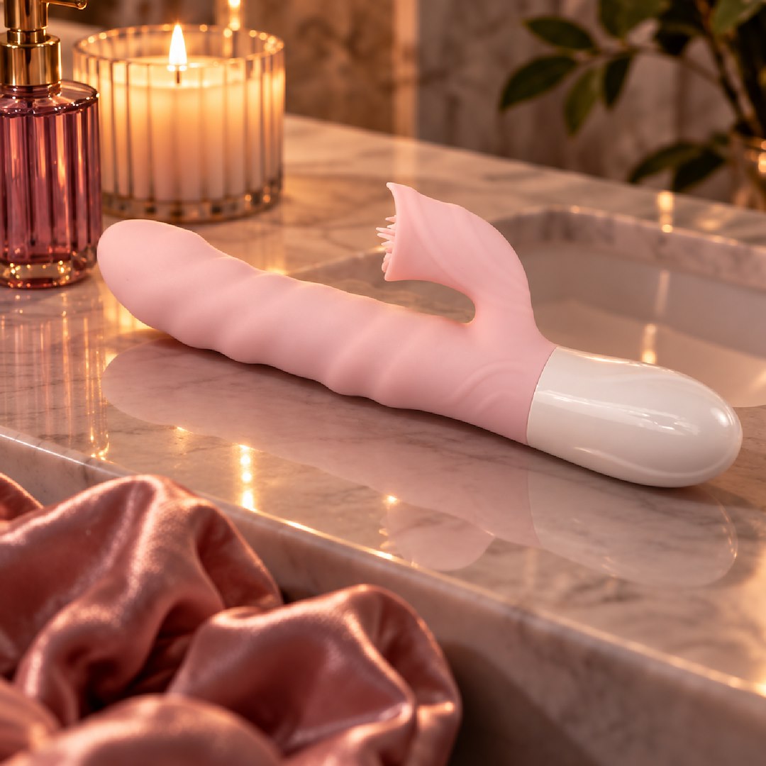 Wibrator Silikonowy Typ Króliczek Ładowany Usb Różowy — zdjęcie 10