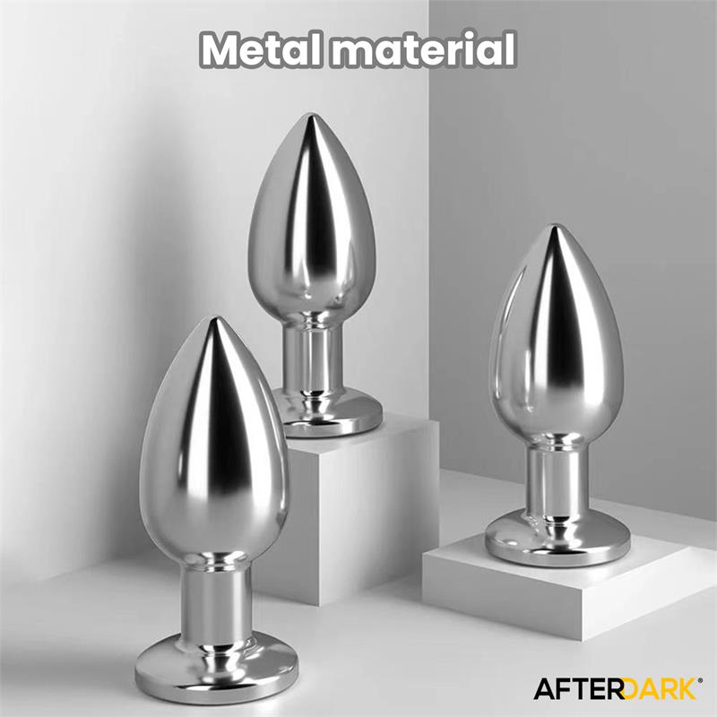 Dimpor Chrome Anal Plug with Vibration and Magnetic USB Size S — zdjęcie 10