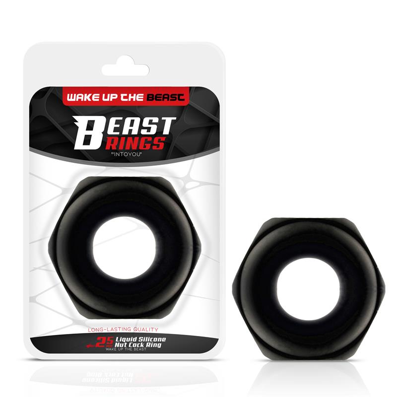 BEAST RINGS - Penis Ring Nut Liquid Silicone 25 mm