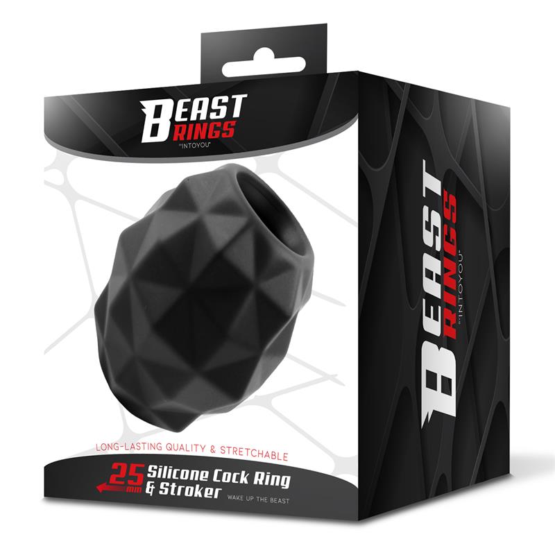 Penis Ring and Stroker Liquid Silicone 25 mm — zdjęcie 8