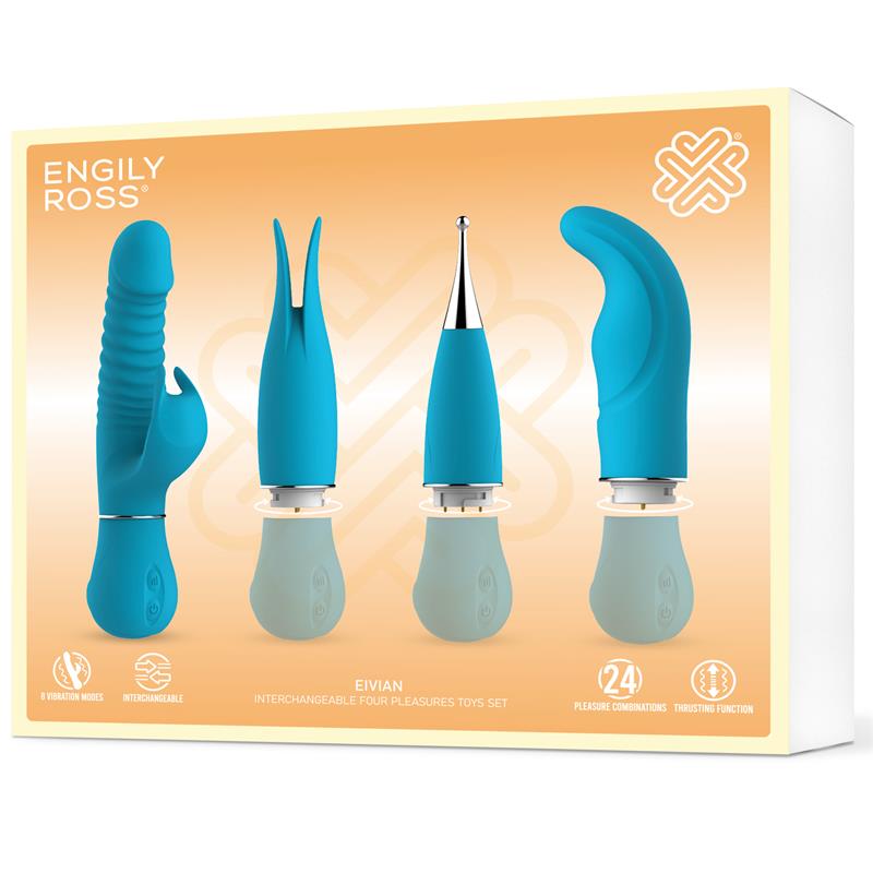 Eivian Interchangeable 4 Pieces Set Vibration and Thrusting — zdjęcie 8