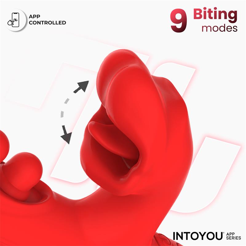 Trixy Triple Tapping Mouth Vibrator w/App Clave 26 — zdjęcie 10