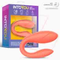 Couple Toy with App Flexible Silicone Salmon