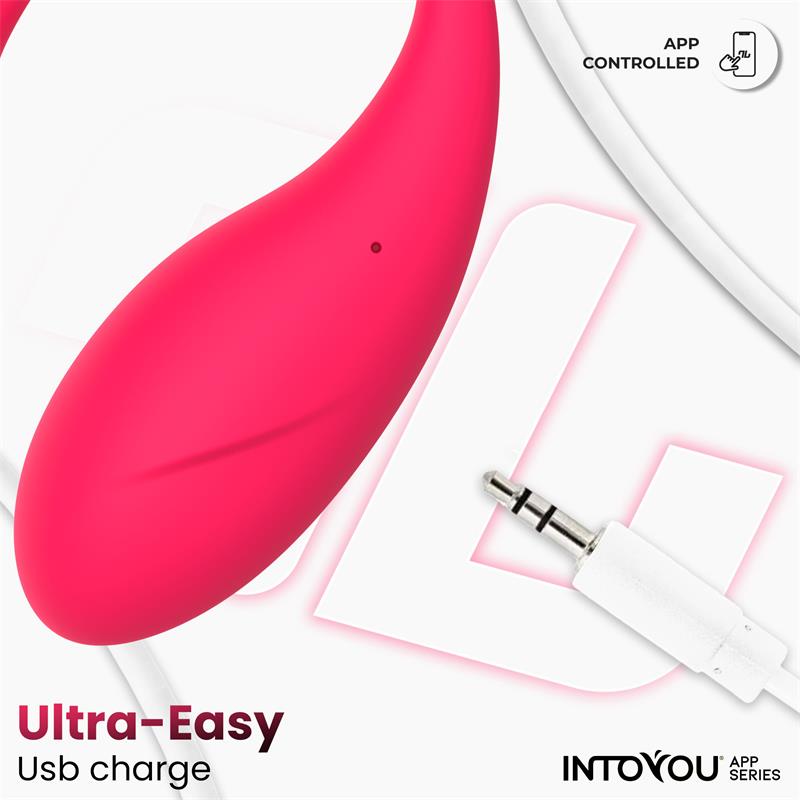 Bulby Vibrating Egg with App Dark Pink — zdjęcie 8