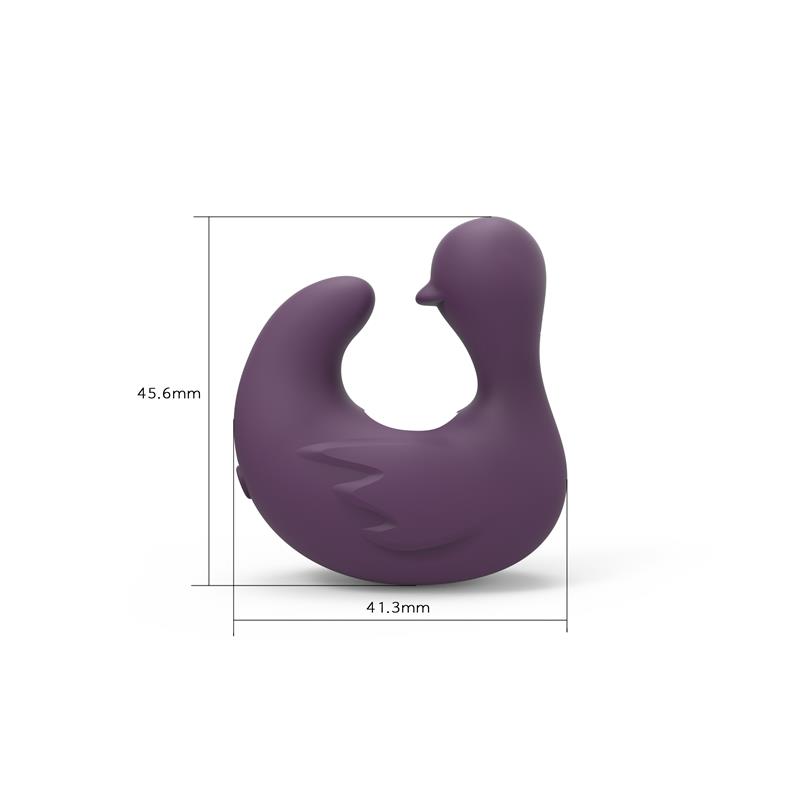 Swamson Stimulator Duckling Thimble USB Silicone Violet — zdjęcie 8