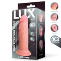 Wolf Triple Texture Dildo 7  Skin Colour TPE Cl,24