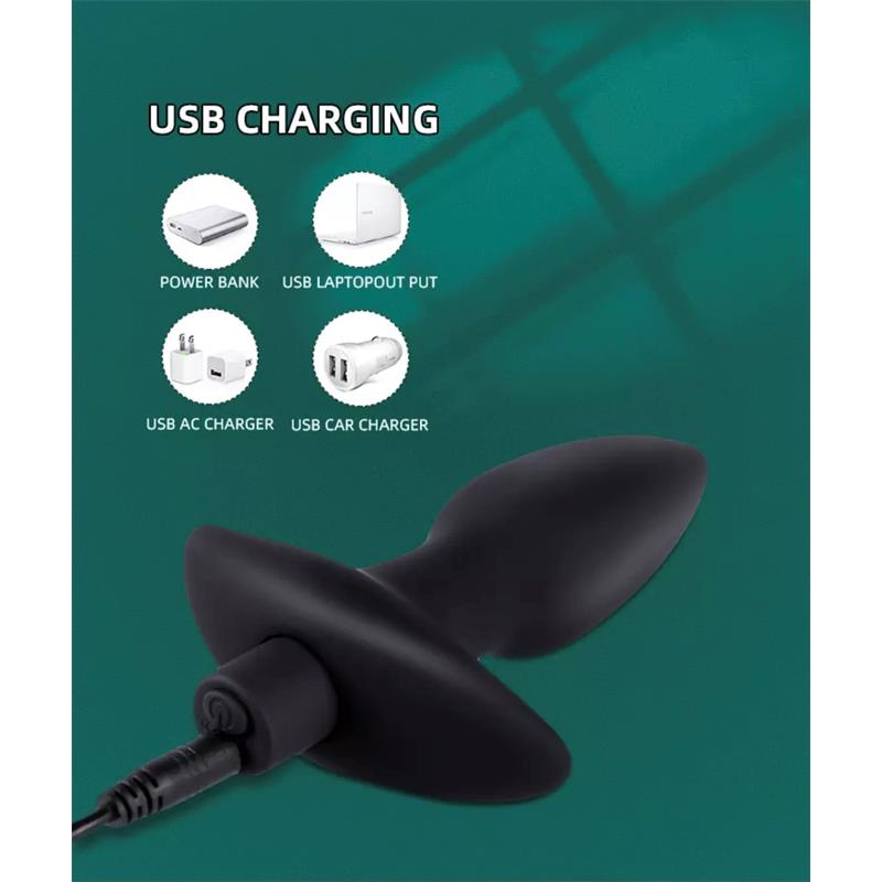 Spear Vibrating Anal Plug USB Silicone — zdjęcie 9
