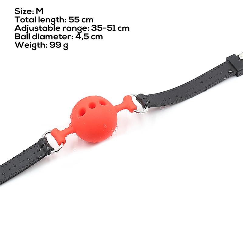 Silicone Breathable Gall Ball M - 4.5 cm — zdjęcie 9
