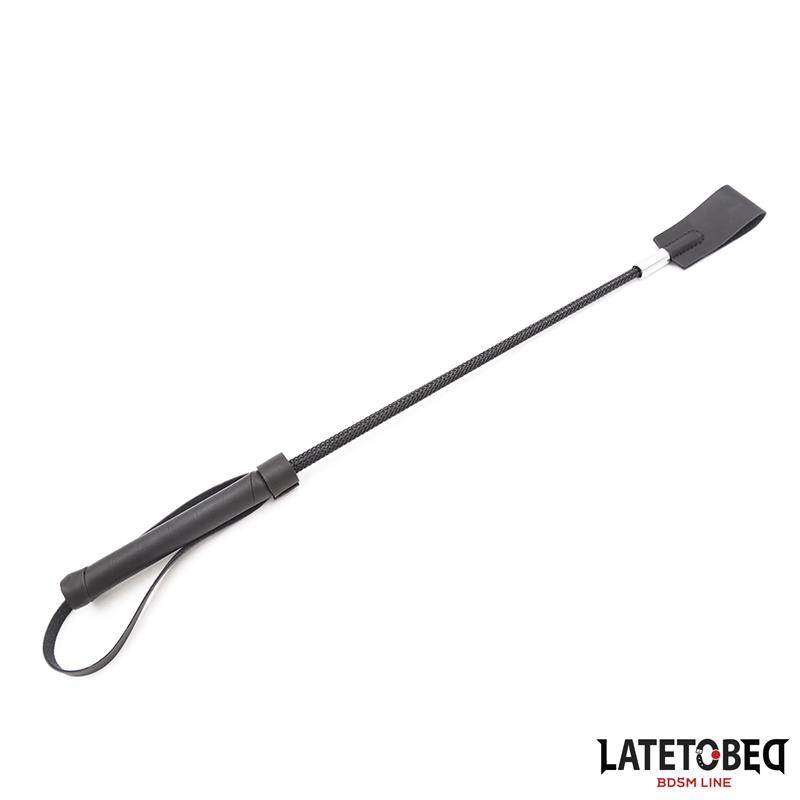 LATETOBED BDSM LINE - Classic Whip Black 45cm