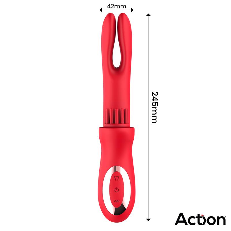Bilma Vibe with Brushing Clit Stimulator and Alternating Function — zdjęcie 9