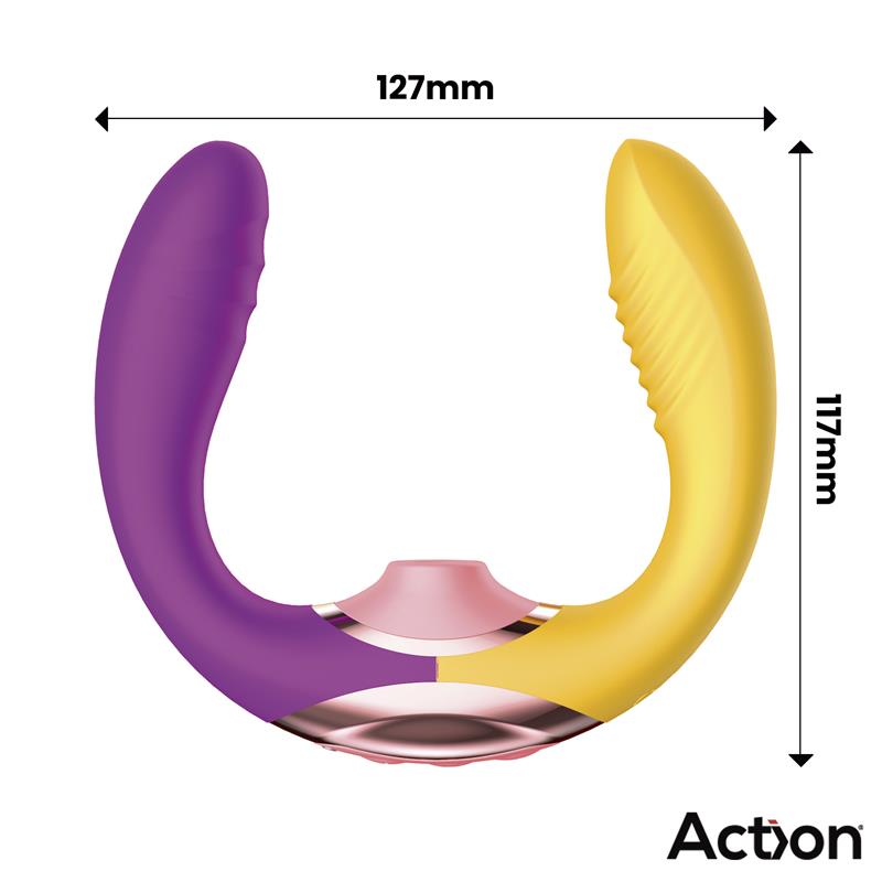 Two Lovers 3 in 1 Finger and Airflow Vibrator — zdjęcie 9