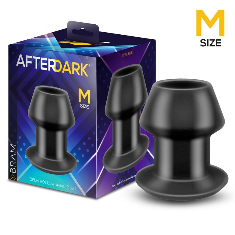 AFTERDARK - Bram Open Hollow Anal Plug Size M