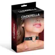 Cinderella Collar With Heart Ring Black