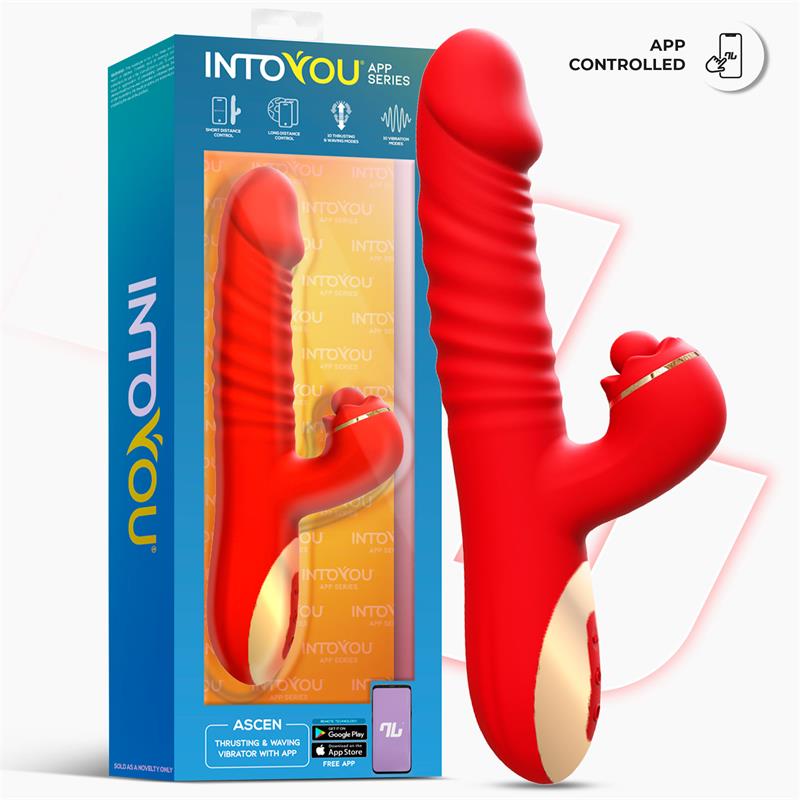 Ascen Thrusting & Waving Vibe App Red Cl 18